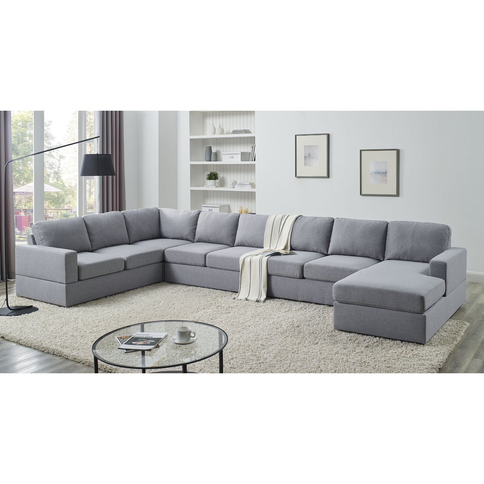 Greyleigh Ivybridge 5 - Piece Upholstered Sectional & Reviews